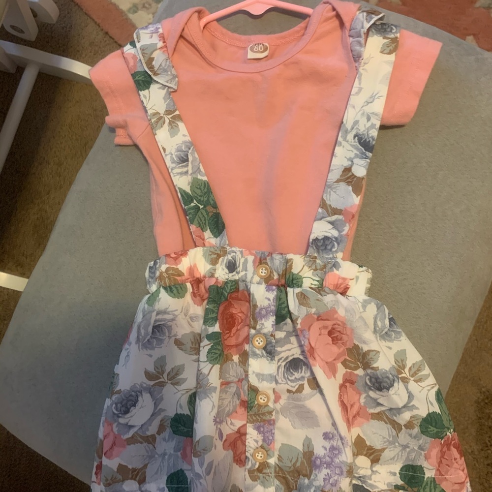 2 piece onsie and jumper dress